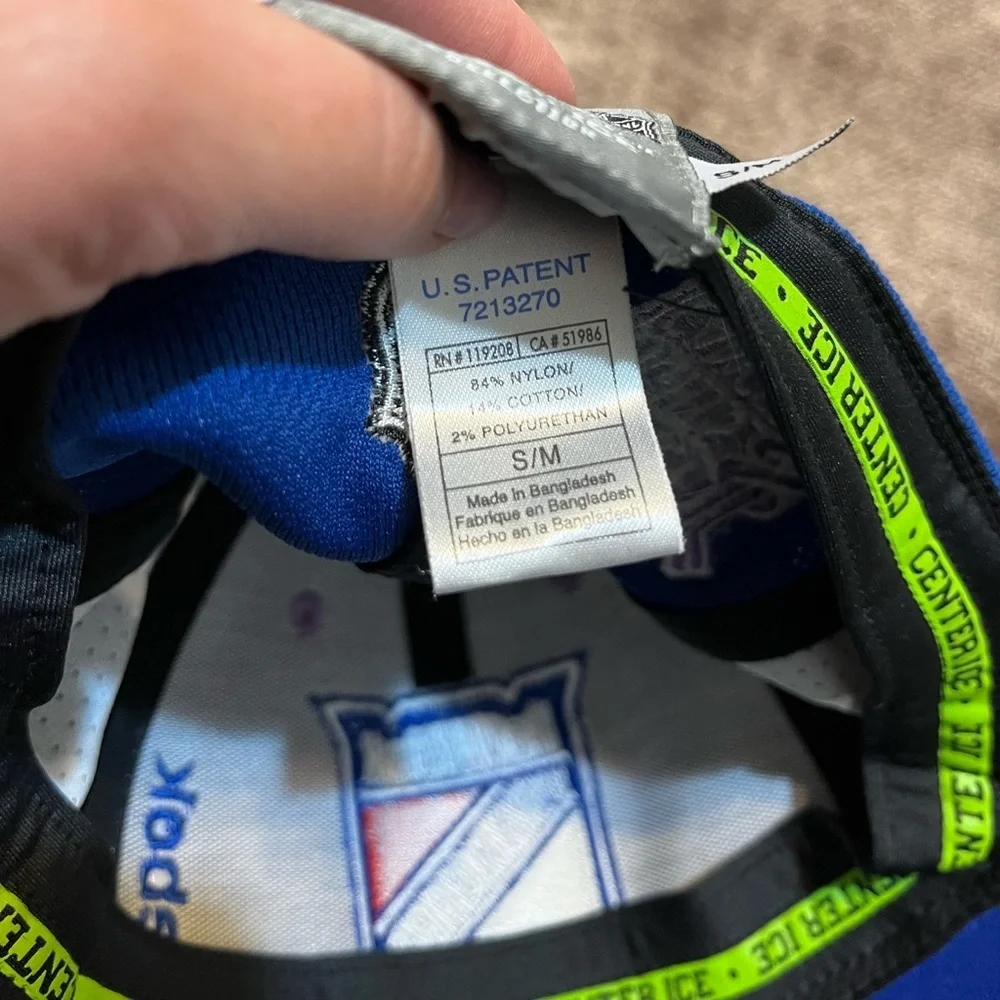Reebok New York Rangers Hat - Limited Edition Purple & Bright Blue Cap
